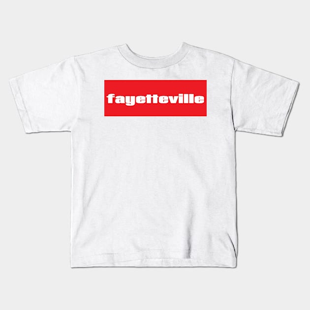 Fayetteville Kids T-Shirt by ProjectX23